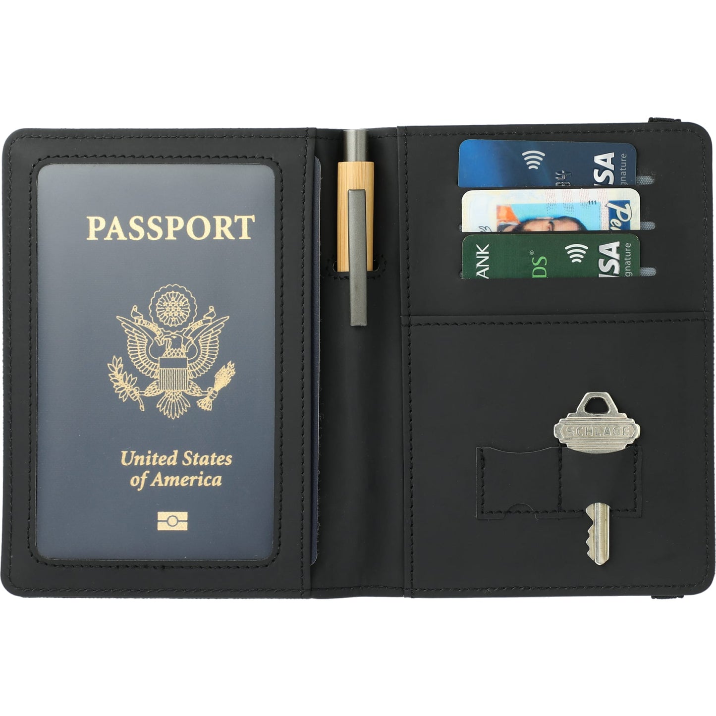 Deluxe Recycled Passport Wallet