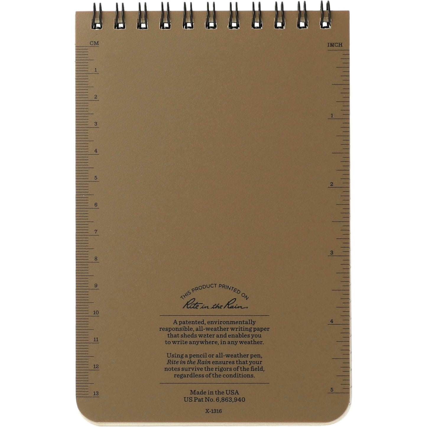 4” x 6” Rite in the Rain Top Spiral Notebook