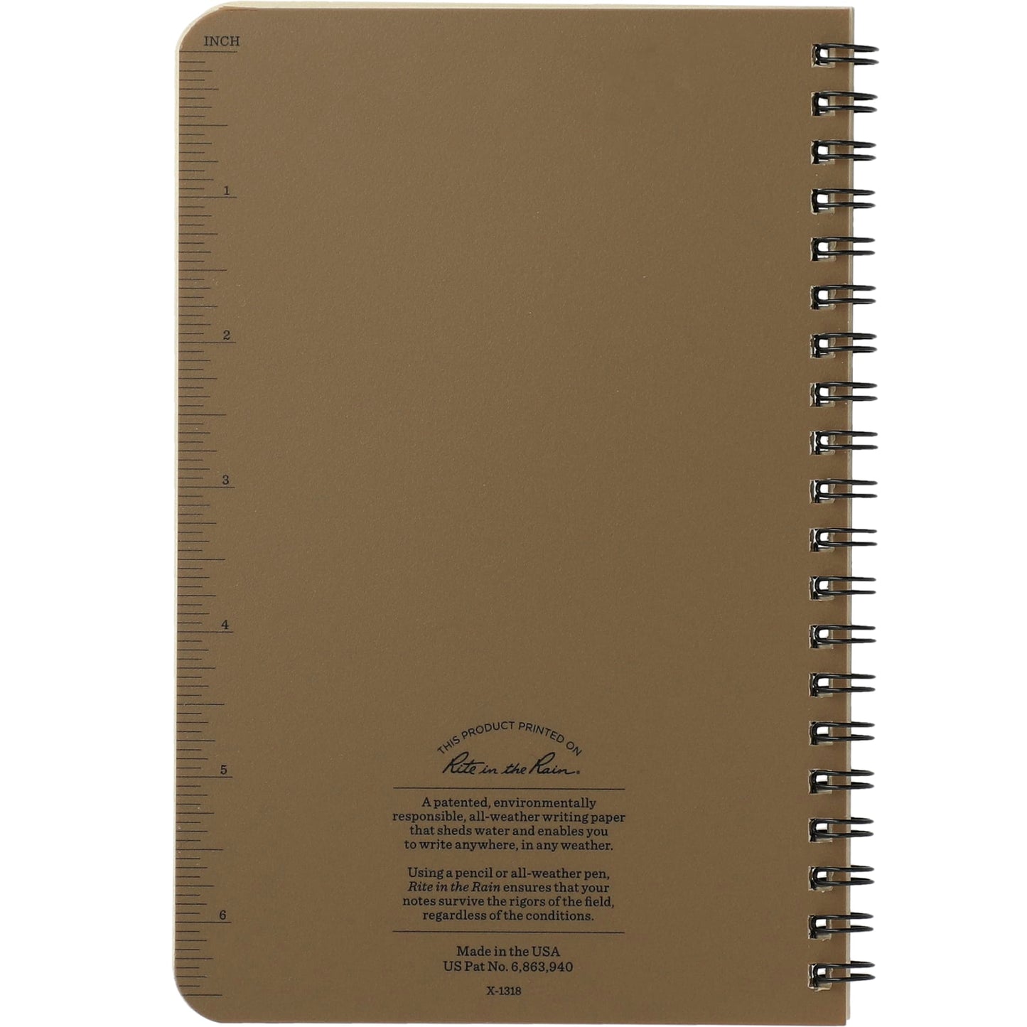 4.6” x 7” Rite in the Rain Side Spiral Notebook