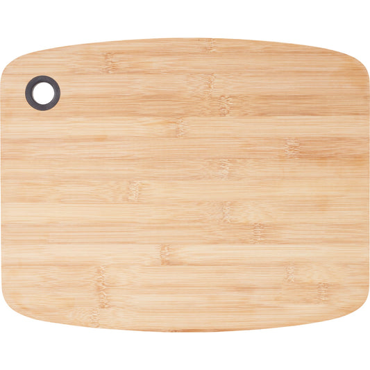 Large Bamboo Cutting Board with Silicone Grip