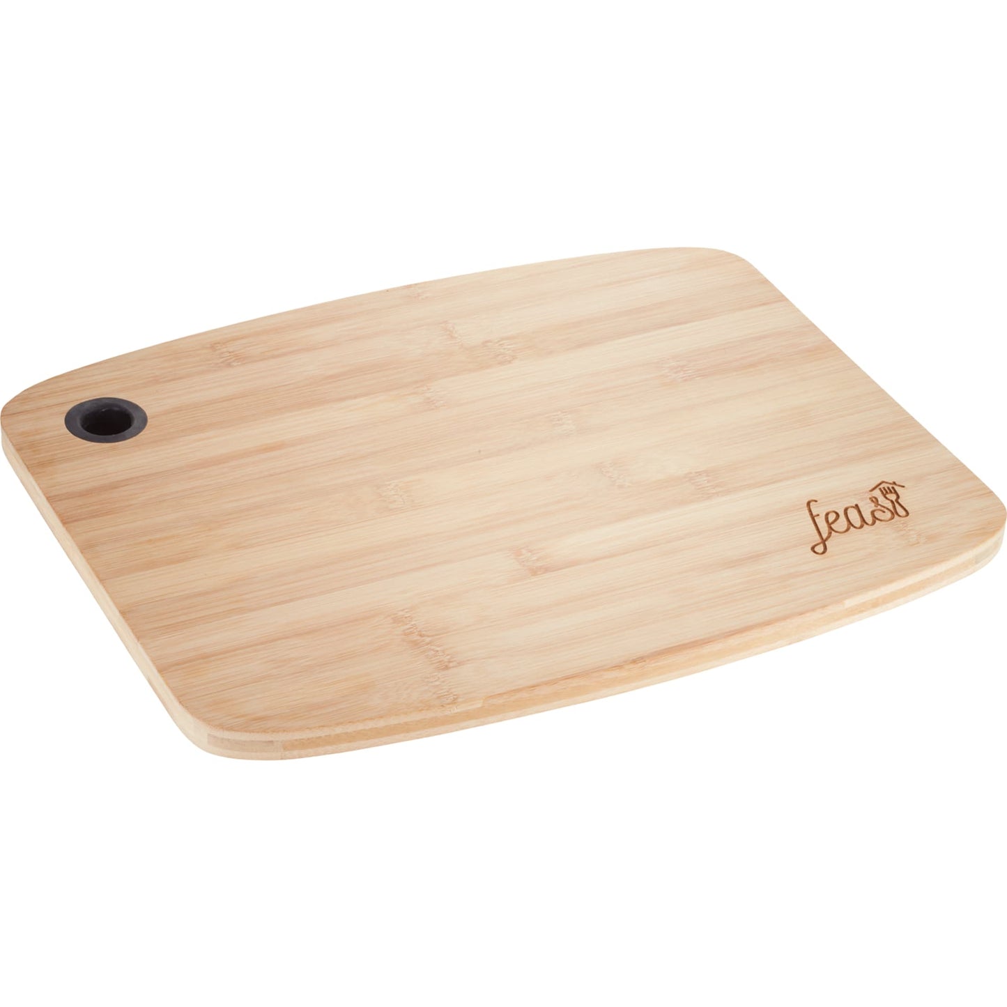 Large Bamboo Cutting Board with Silicone Grip