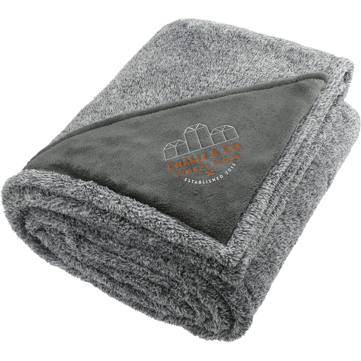 Heathered Fuzzy Fleece Blanket