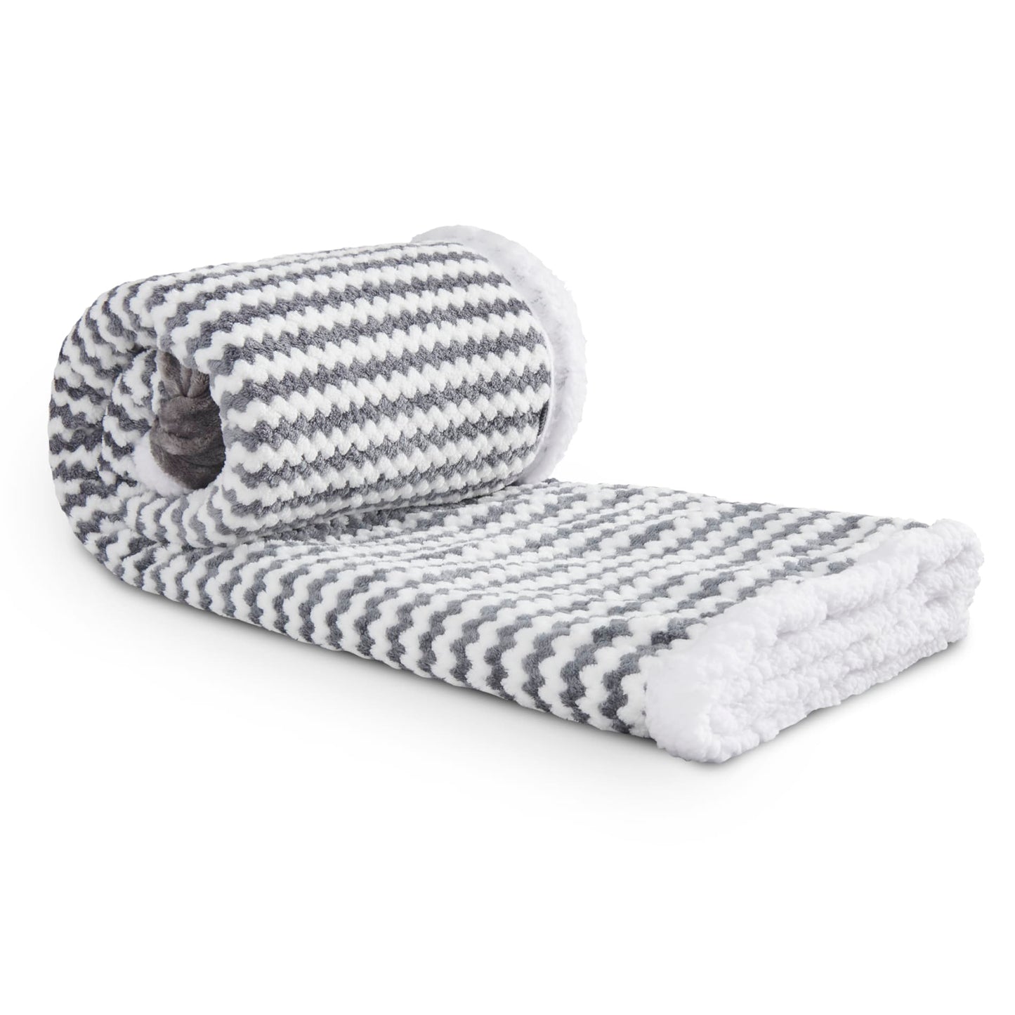 Field & Co.® Chevron Striped Sherpa Blanket