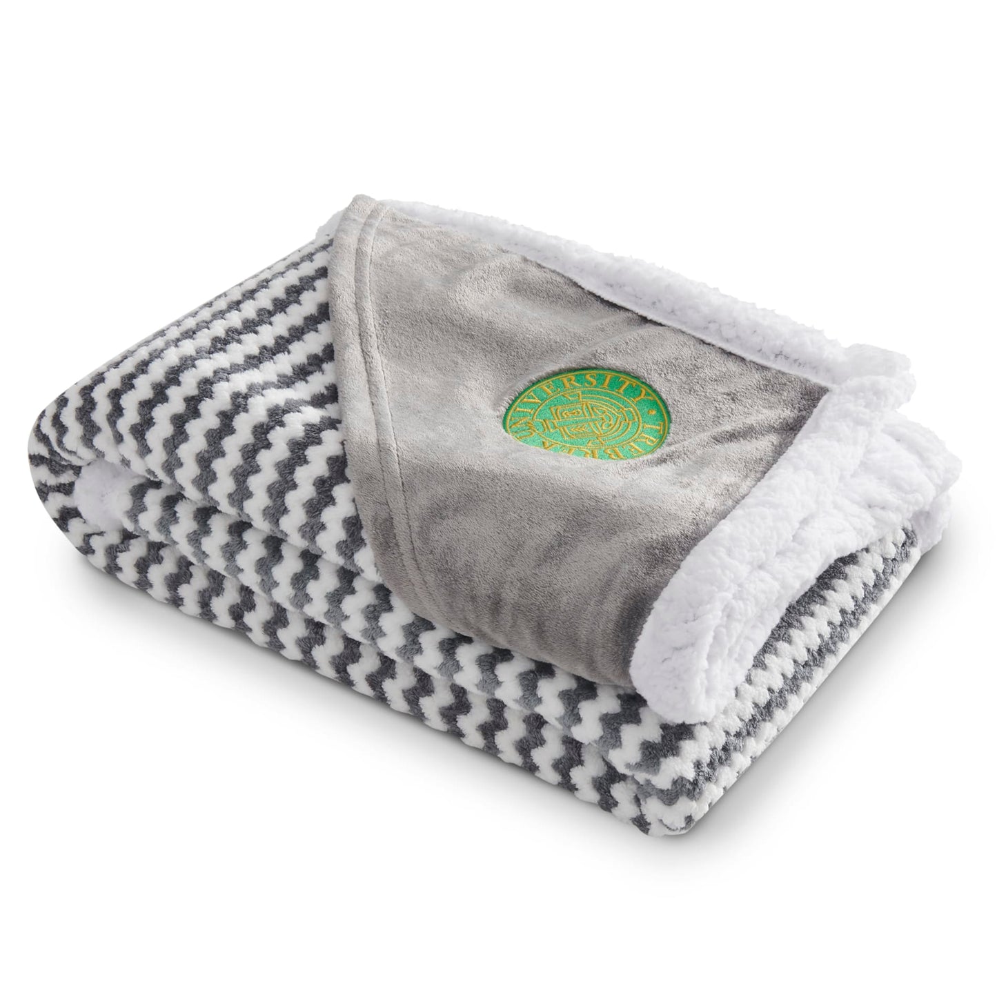 Field & Co.® Chevron Striped Sherpa Blanket