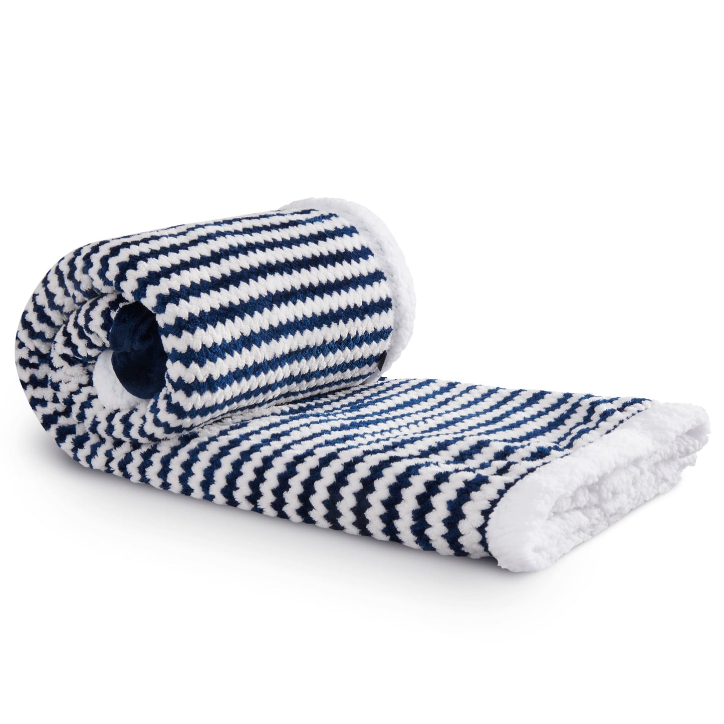 Field & Co.® Chevron Striped Sherpa Blanket