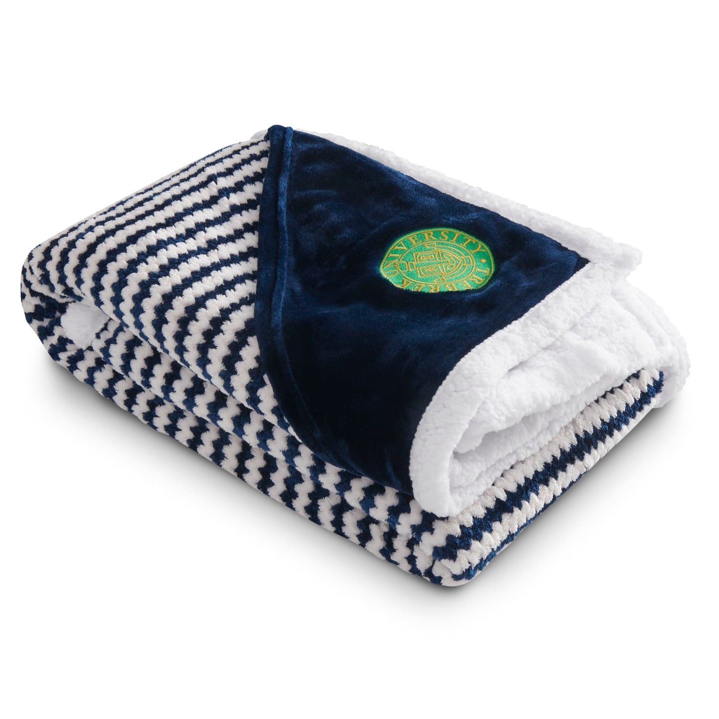 Field & Co.® Chevron Striped Sherpa Blanket