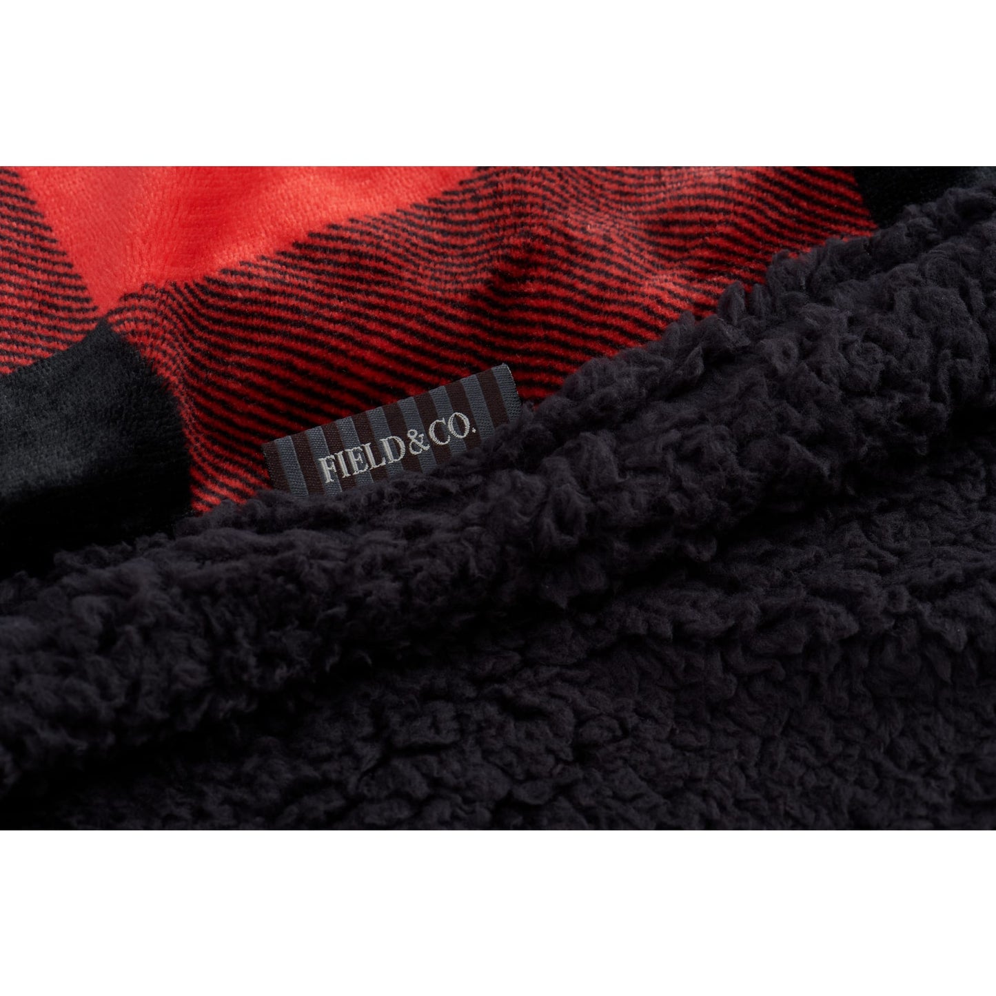 Field & Co.® Buffalo Plaid Sherpa Blanket