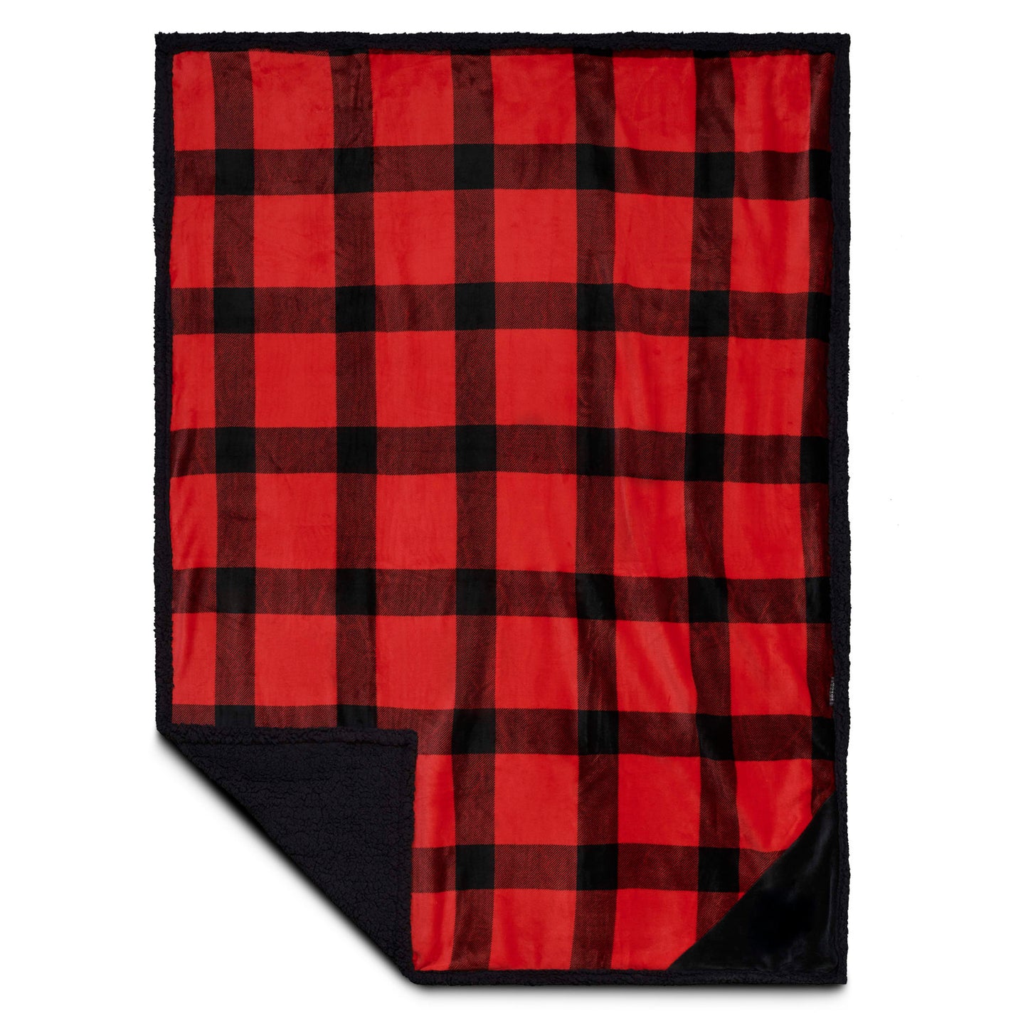 Field & Co.® Buffalo Plaid Sherpa Blanket