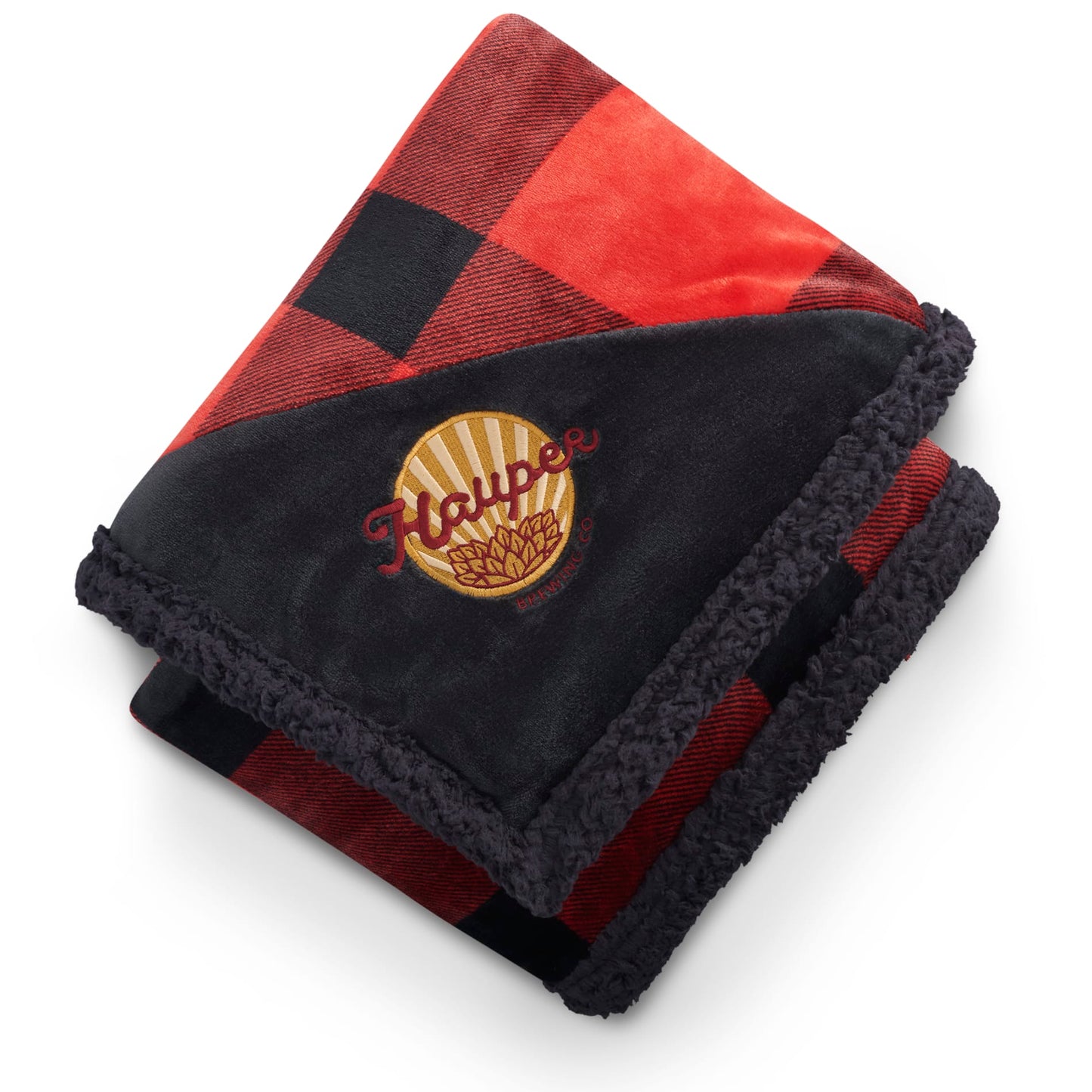 Field & Co.® Buffalo Plaid Sherpa Blanket