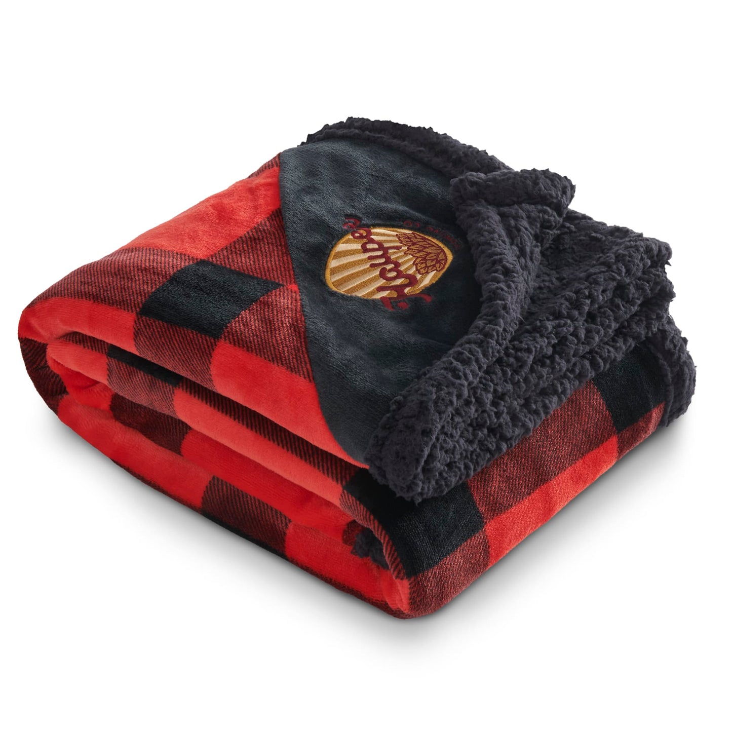 Field & Co.® Buffalo Plaid Sherpa Blanket