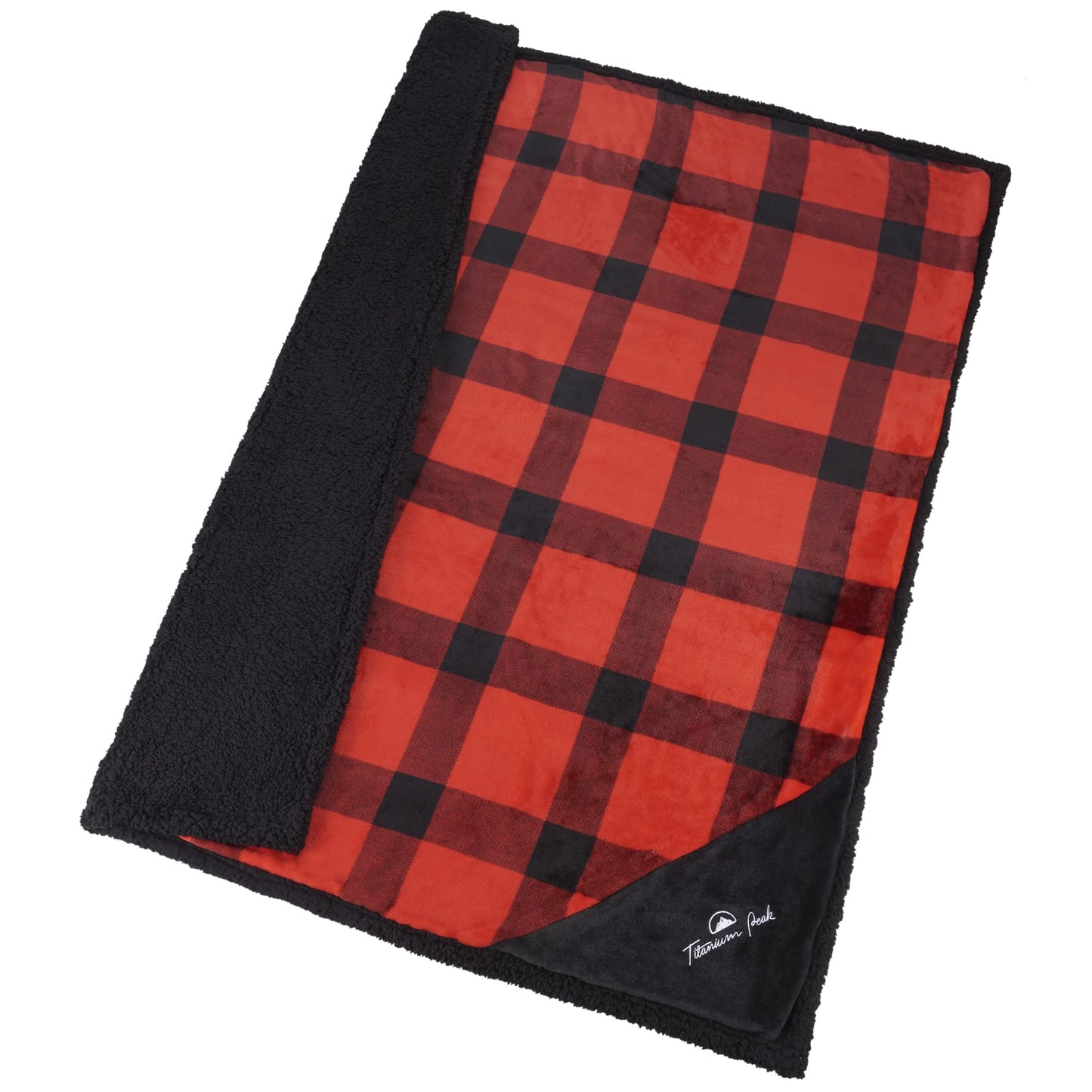 Field & Co.® Buffalo Plaid Sherpa Blanket