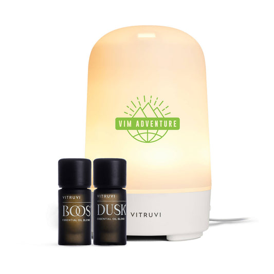 Vitruvi Glow Diffuser and Essential Oil Bundle Set