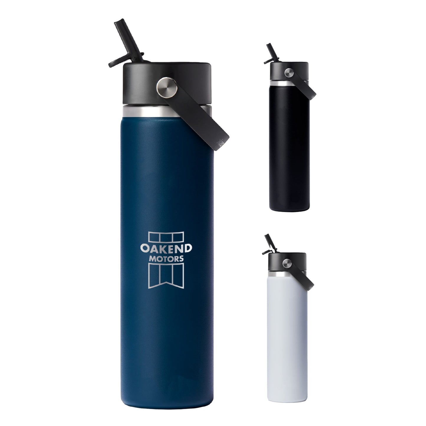 Hydro Flask® Wide Mouth w/ Flex Straw Cap 24oz