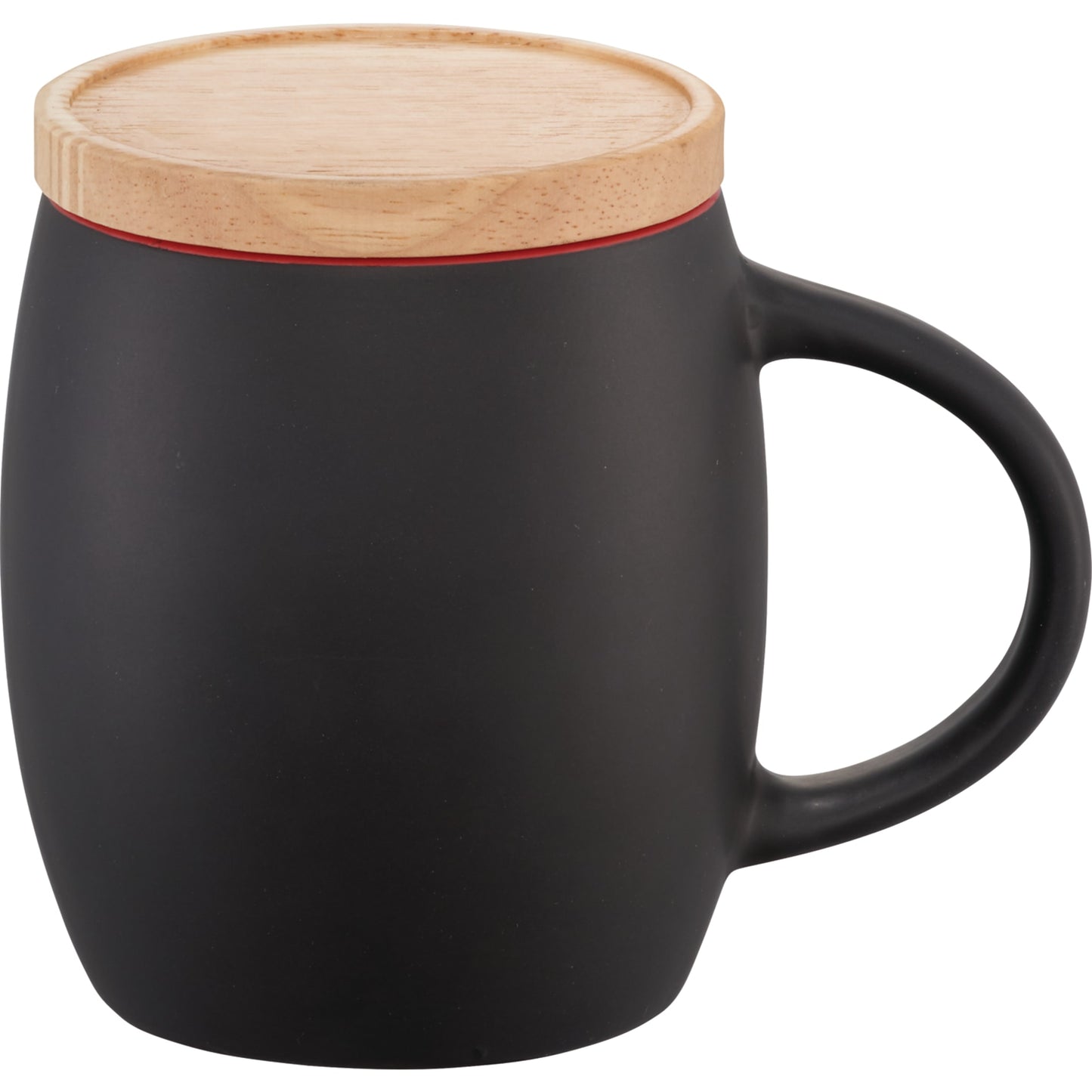 Hearth Ceramic Mug with Wood Lid/Coaster 15oz