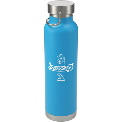 Thor Copper Vacuum Insulated Bottle 22oz with Full Color Print