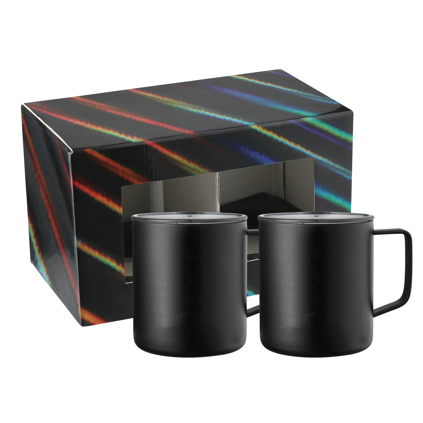 Rover Camp Mug 14oz Powder coated 2 in 1 Gift Set