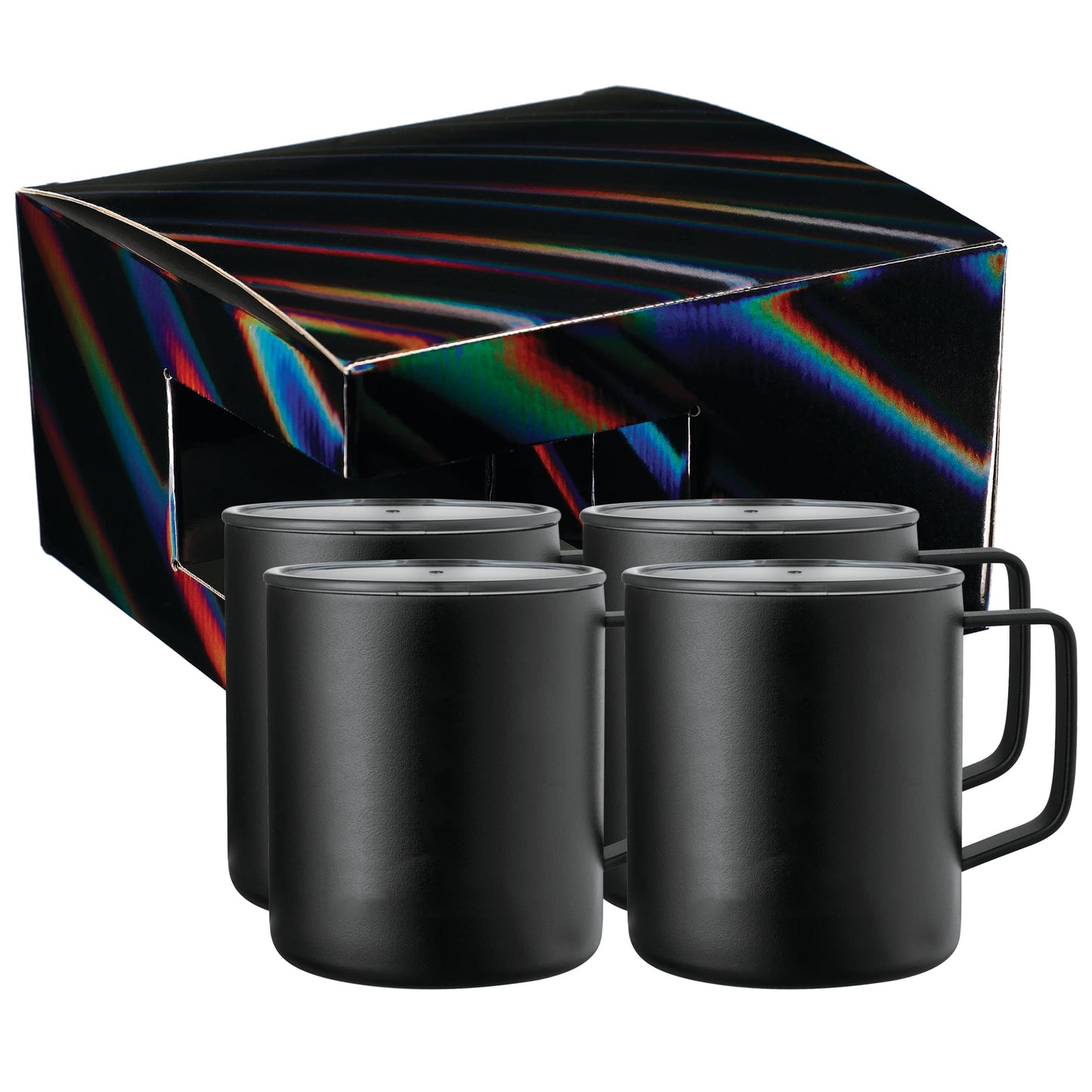 Rover Camp Mug 14oz Powder coated 4 in 1 Gift Set