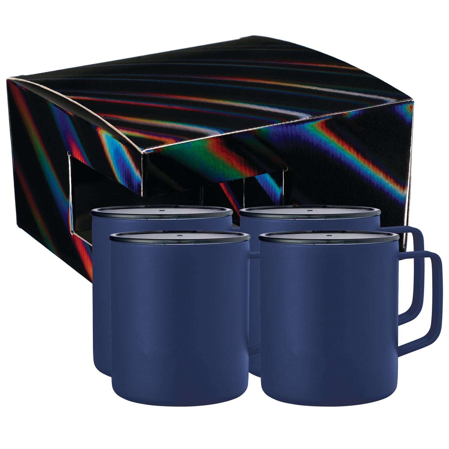 Rover Camp Mug 14oz Powder coated 4 in 1 Gift Set