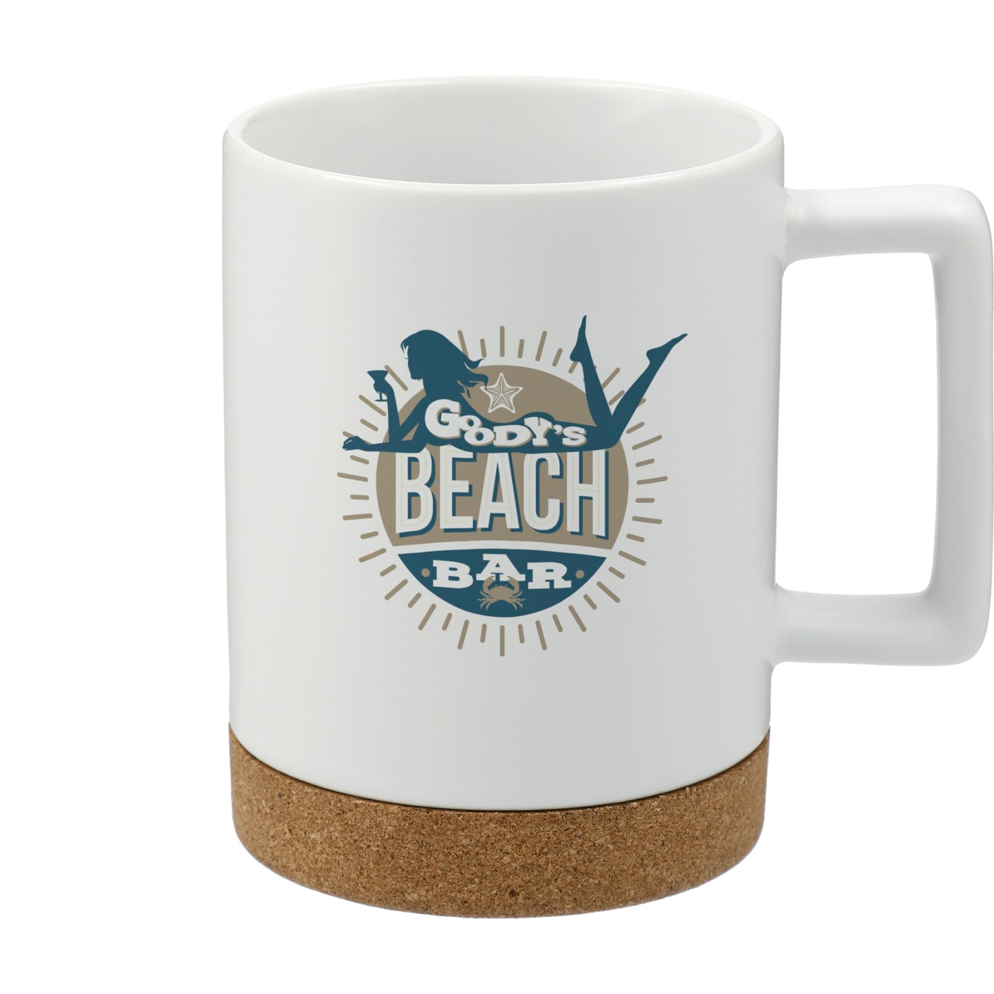 Bates 15oz Ceramic Mug w/ Cork Base