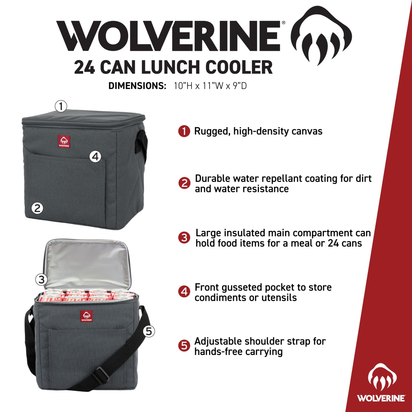 Wolverine 24 Can Lunch Cooler