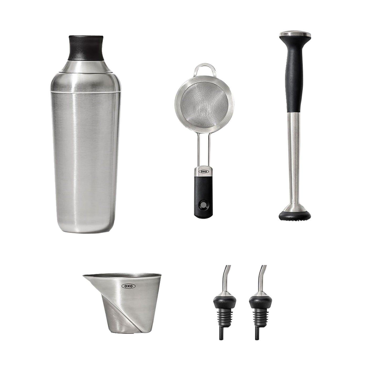 OXO SteeL 6-piece Barware Set