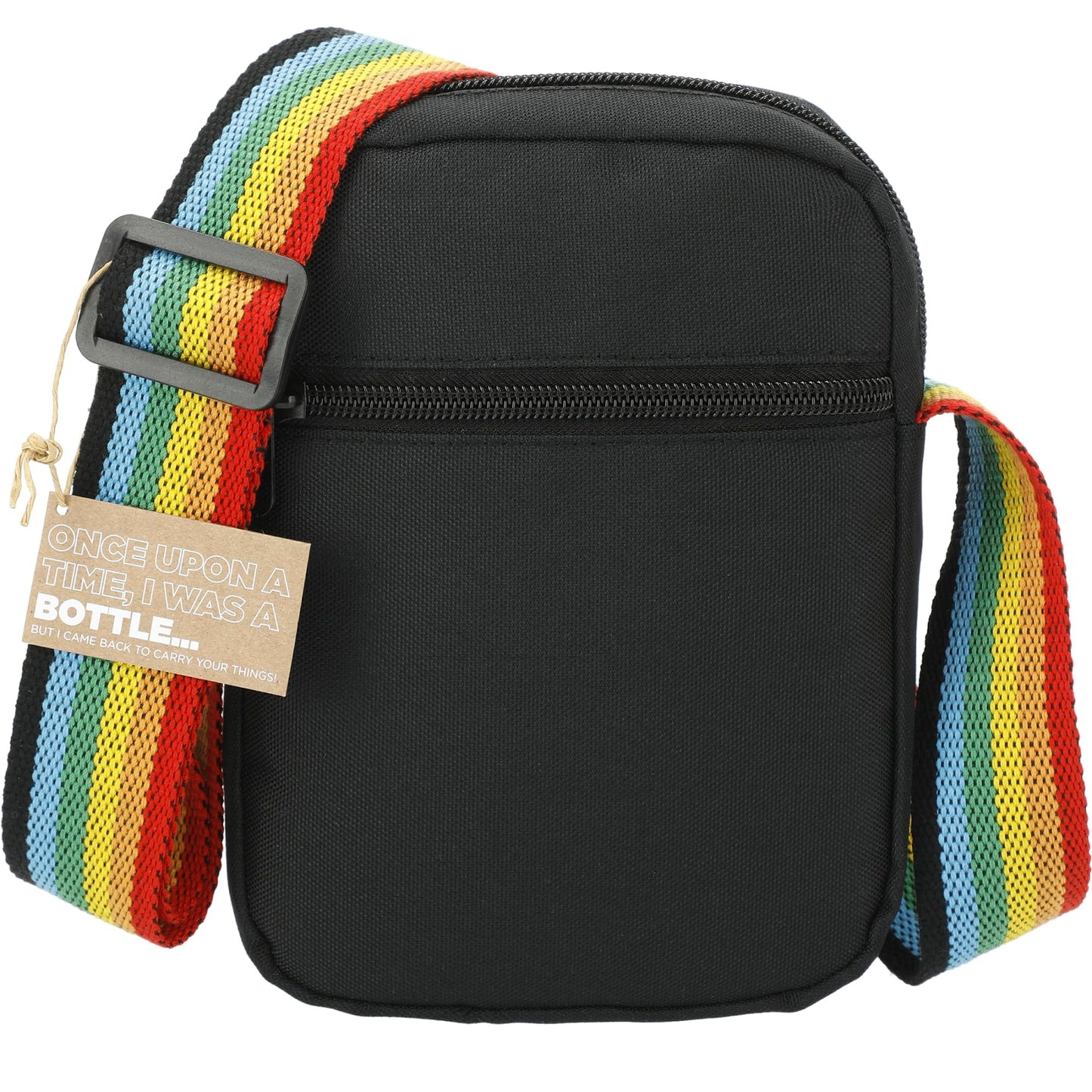 Rainbow RPET Crossbody Tote