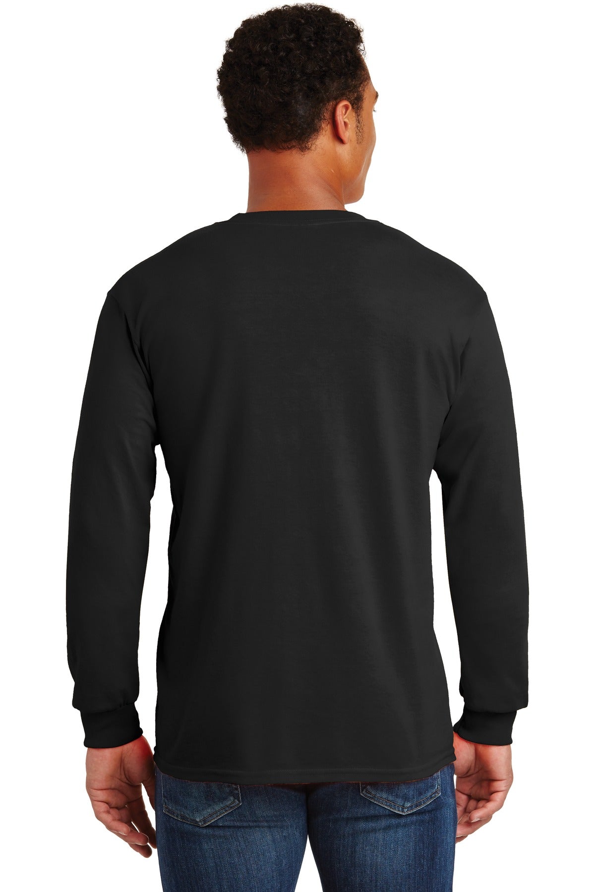 Gildan® - Ultra Cotton® 100% US Cotton Long Sleeve T-Shirt with Pocket