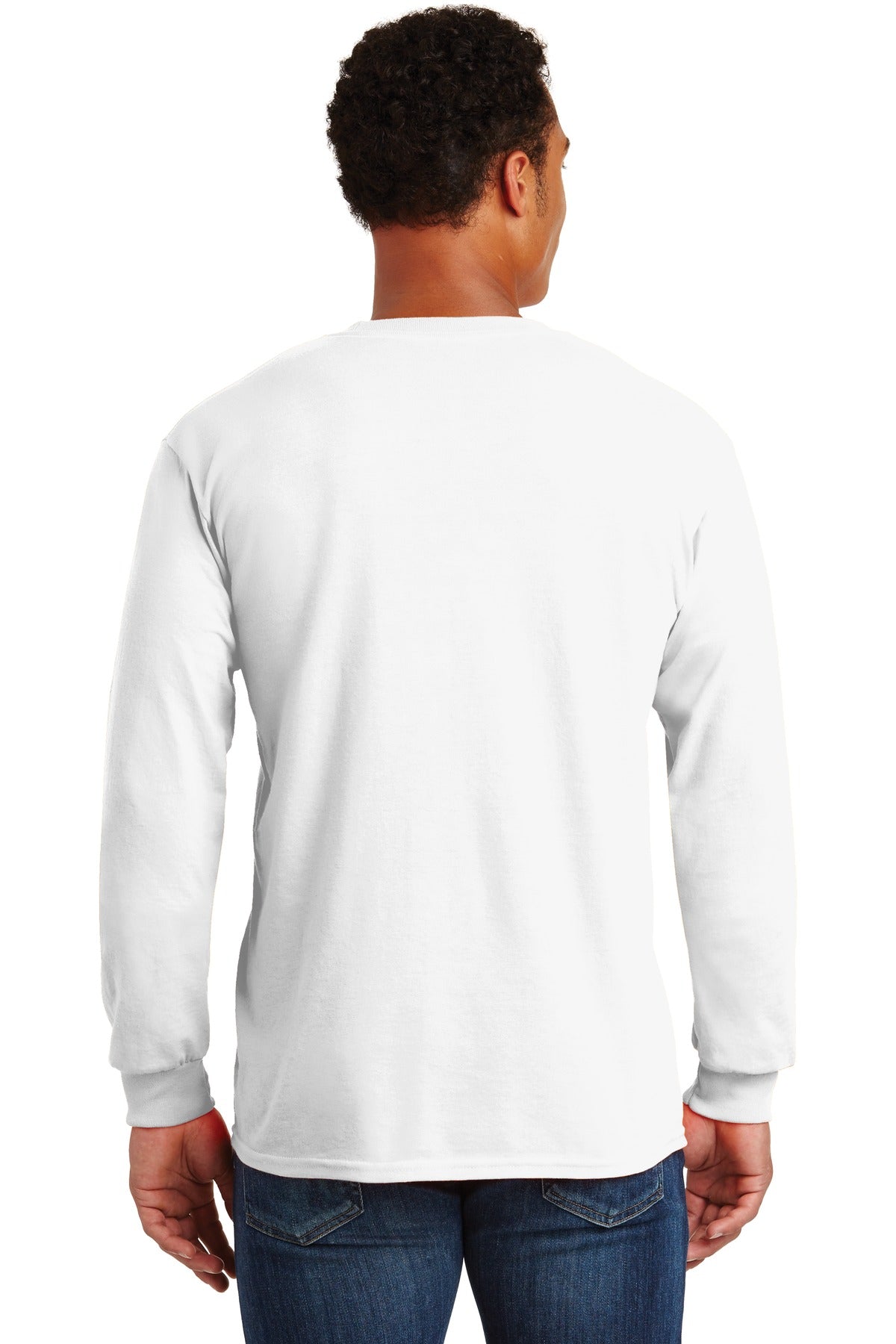 Gildan® - Ultra Cotton® 100% US Cotton Long Sleeve T-Shirt with Pocket