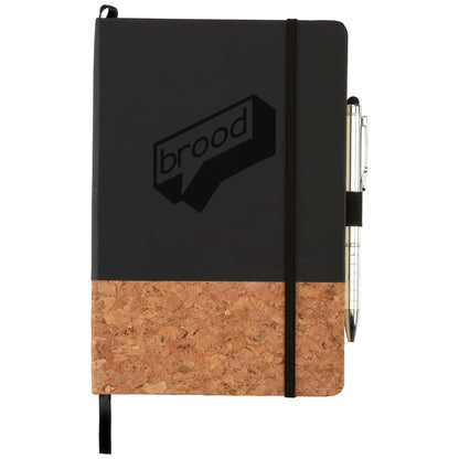 5.5" x 8.5" FSC® Mix Lucca Cork Hard Bound Journal