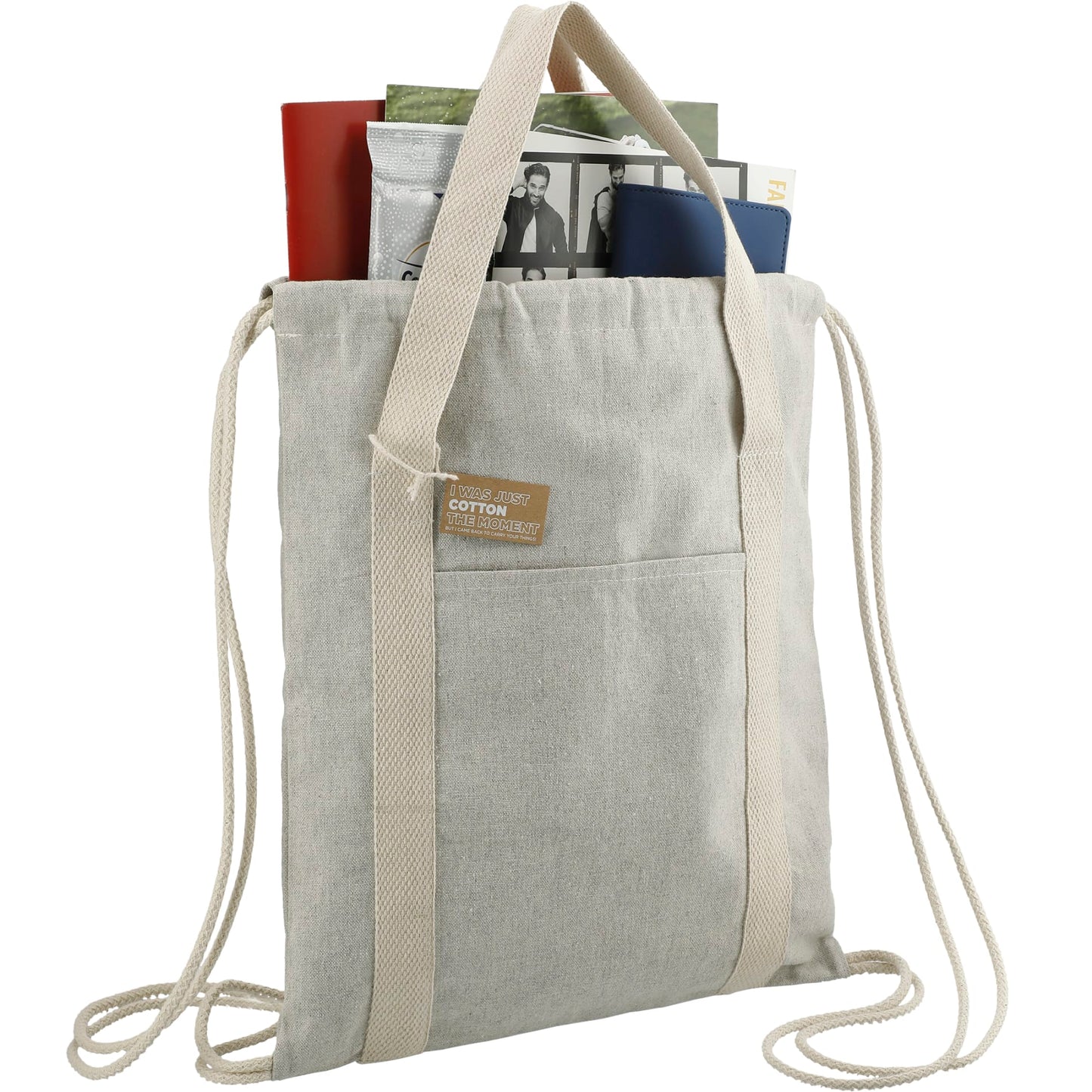 Repose 5oz. Recycled Cotton Drawstring Bag