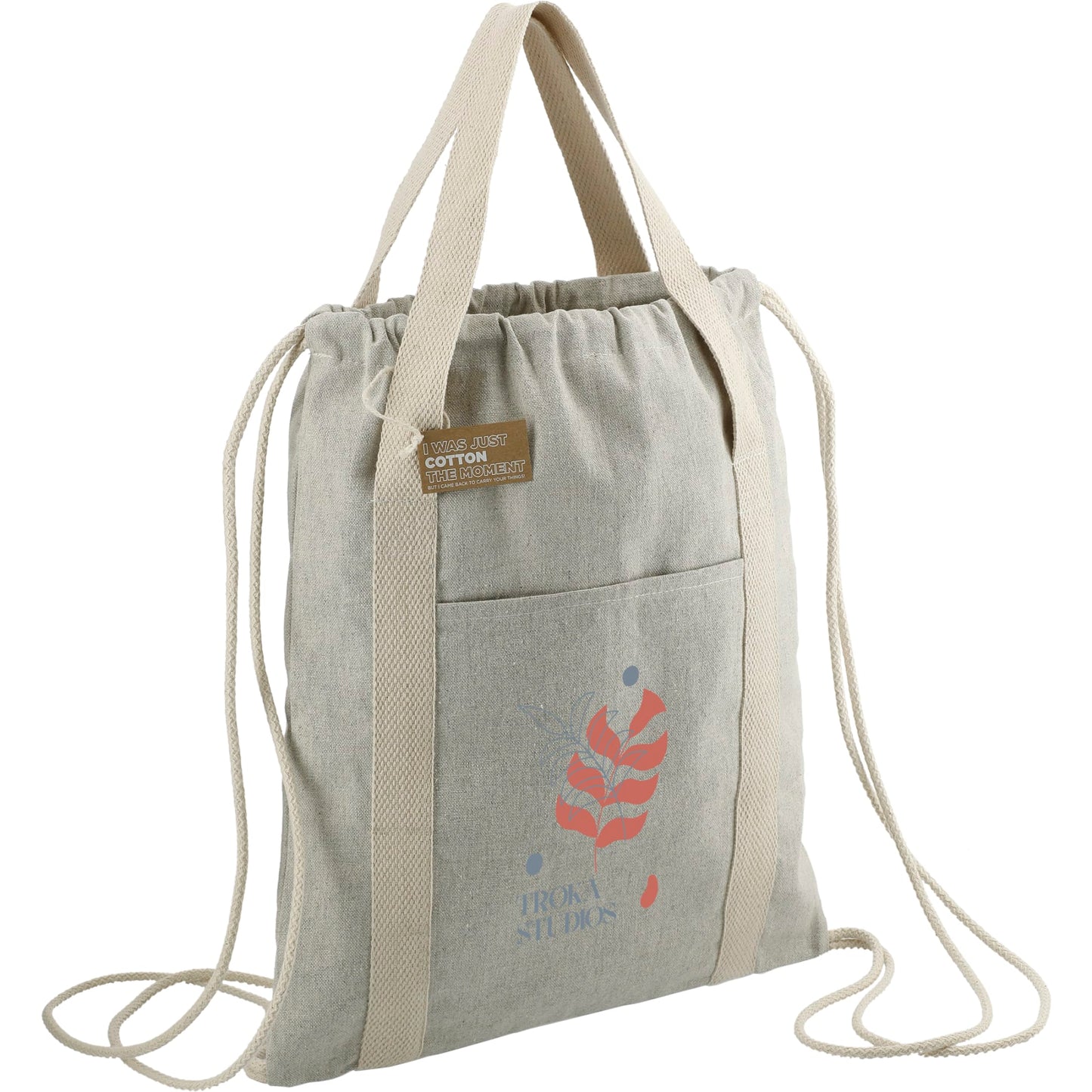 Repose 5oz. Recycled Cotton Drawstring Bag