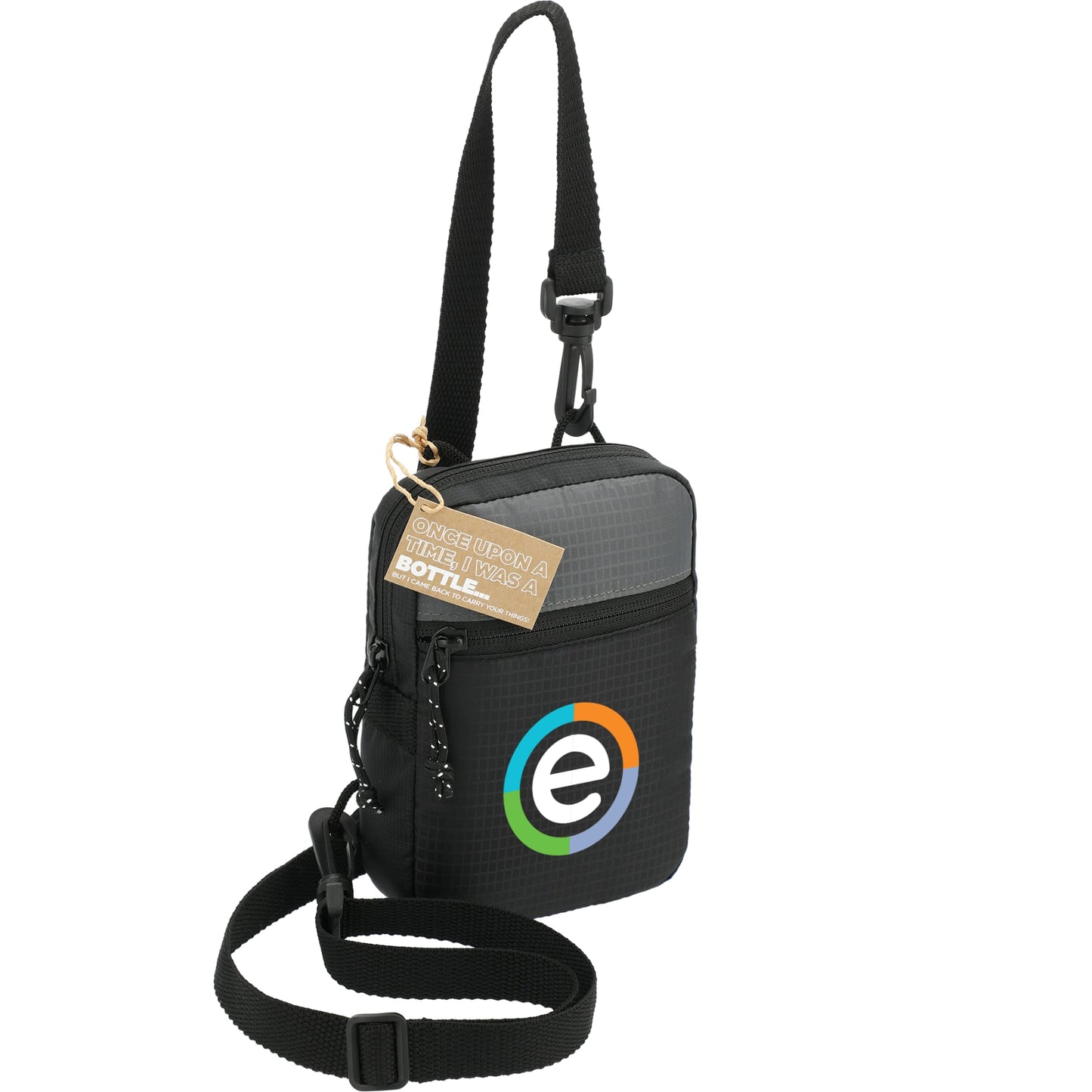 NBN Trailhead Recycled Crossbody Pouch with Full Color Print