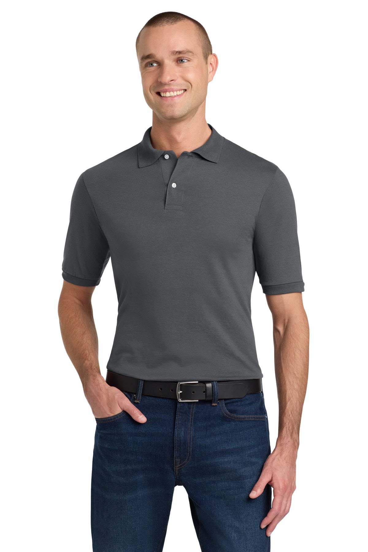 Jerzees® - SpotShield 5.4-Ounce Jersey Knit Sport Shirt