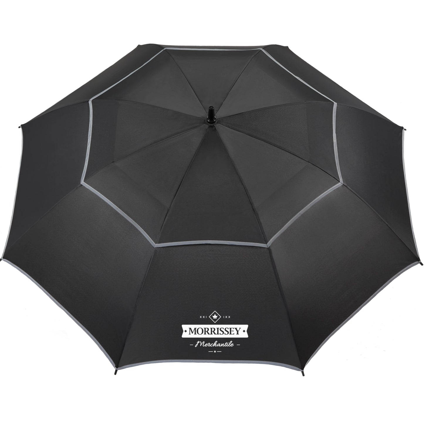 62" RPET Golf Umbrella w/ Reflective Trim