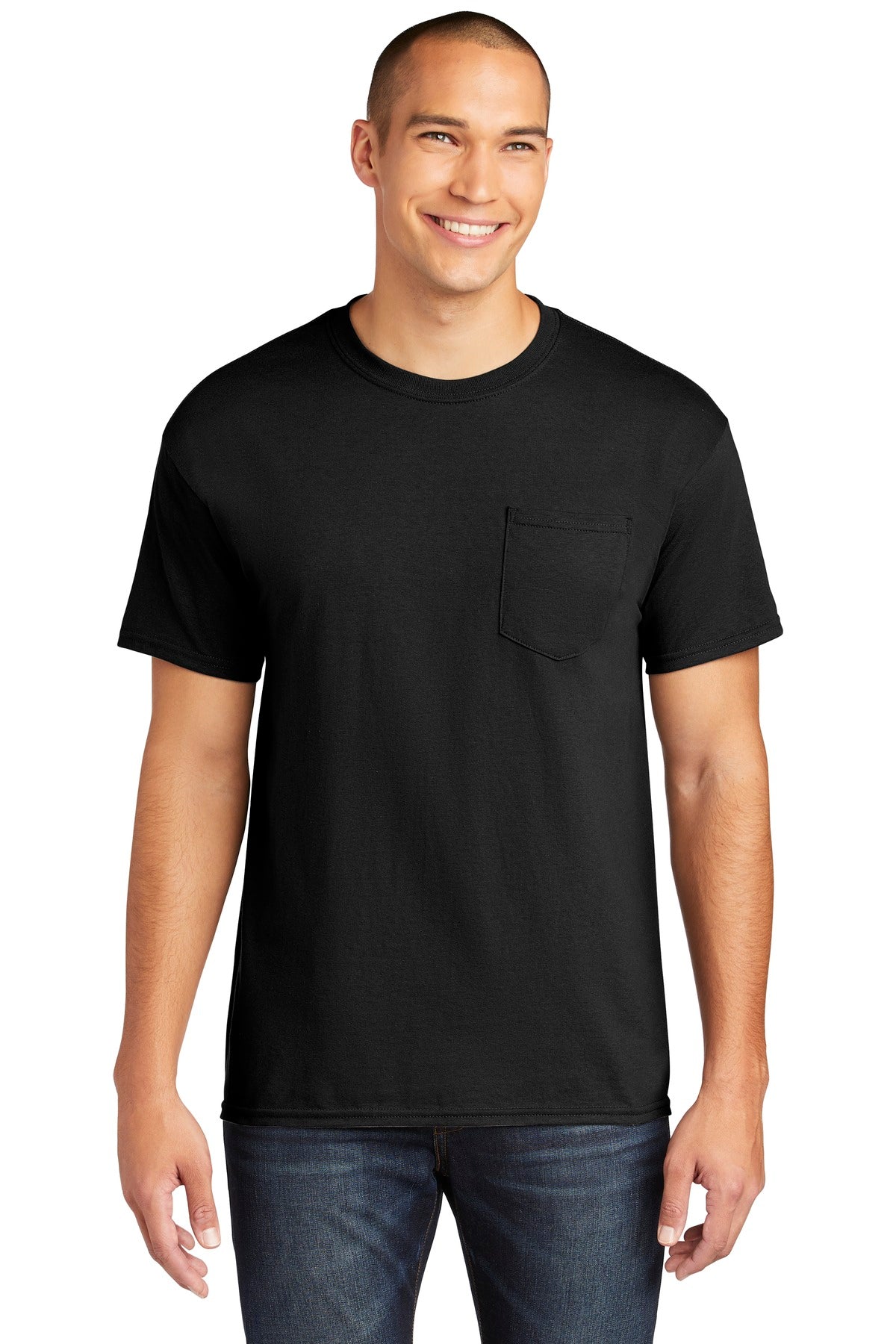 Gildan® Heavy Cotton  100% Cotton Pocket T-Shirt