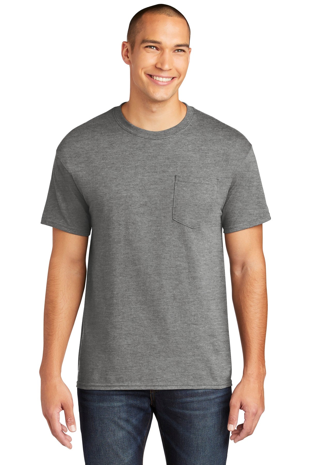 Gildan® Heavy Cotton  100% Cotton Pocket T-Shirt