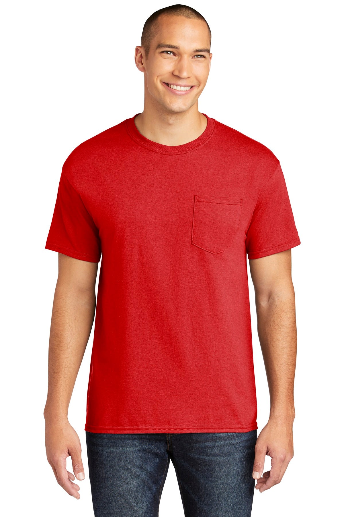 Gildan® Heavy Cotton  100% Cotton Pocket T-Shirt