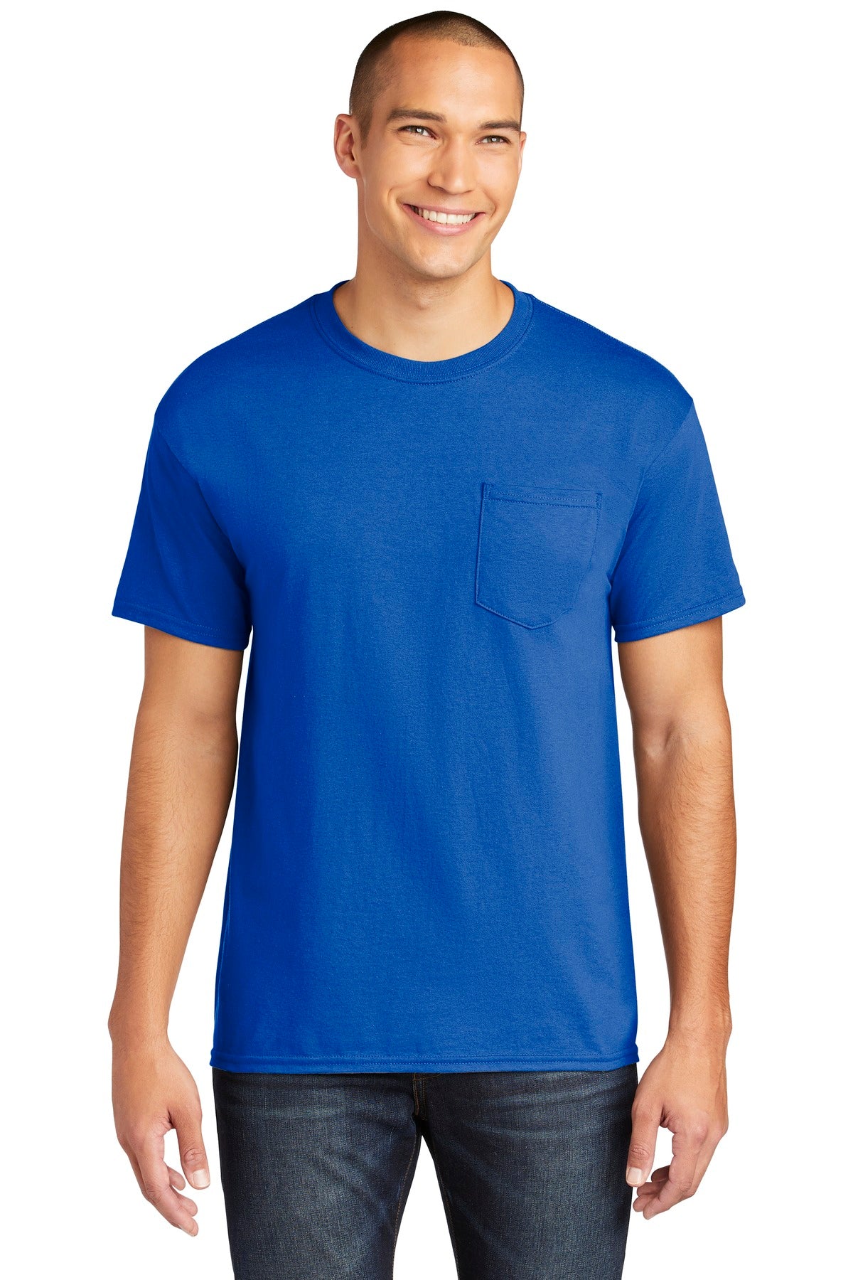 Gildan® Heavy Cotton  100% Cotton Pocket T-Shirt