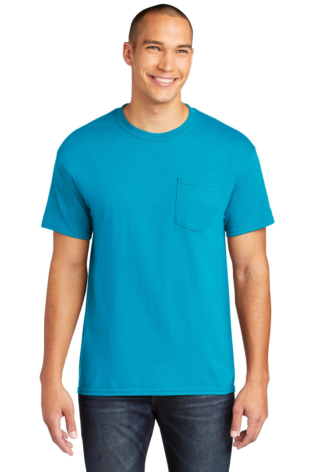 Gildan® Heavy Cotton  100% Cotton Pocket T-Shirt