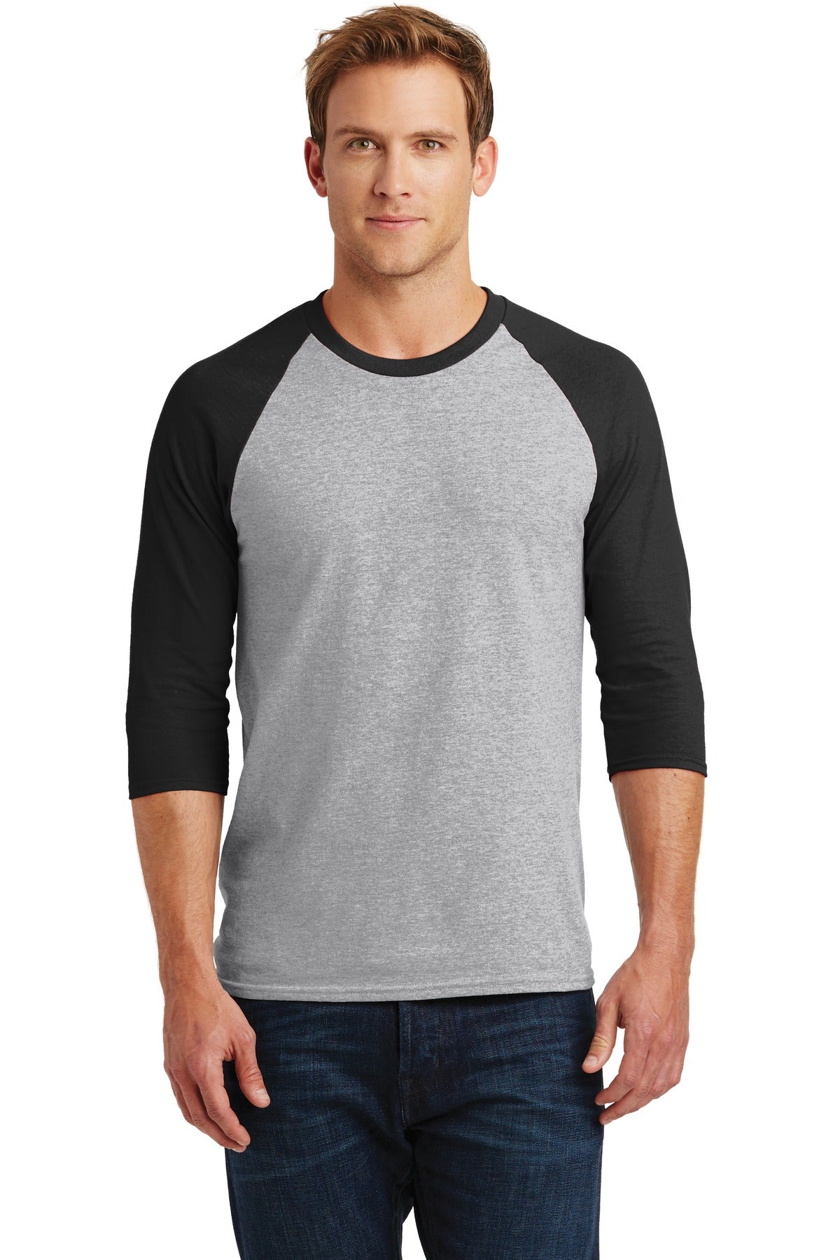 Gildan® Heavy Cotton 3/4-Sleeve Raglan T-Shirt