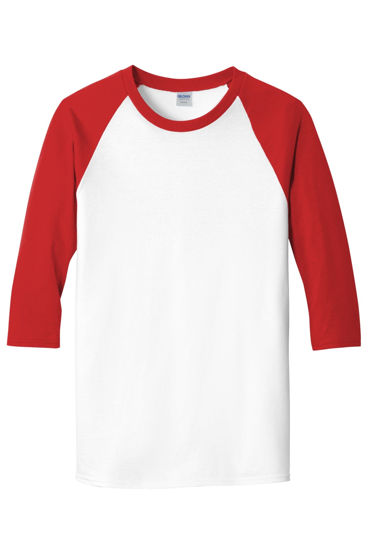 Gildan® Heavy Cotton 3/4-Sleeve Raglan T-Shirt