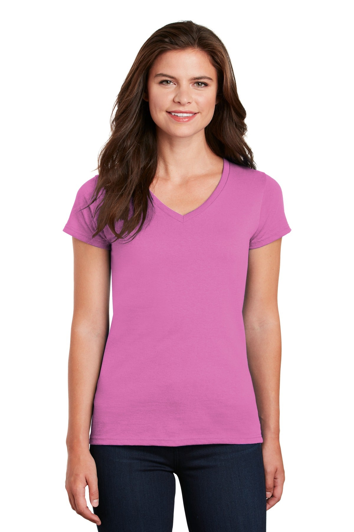 Gildan® Women's Heavy Cotton 100% Cotton V-Neck T-Shirt