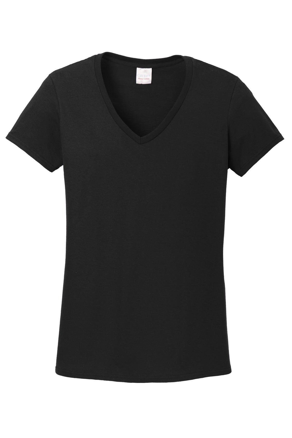 Gildan® Women's Heavy Cotton 100% Cotton V-Neck T-Shirt