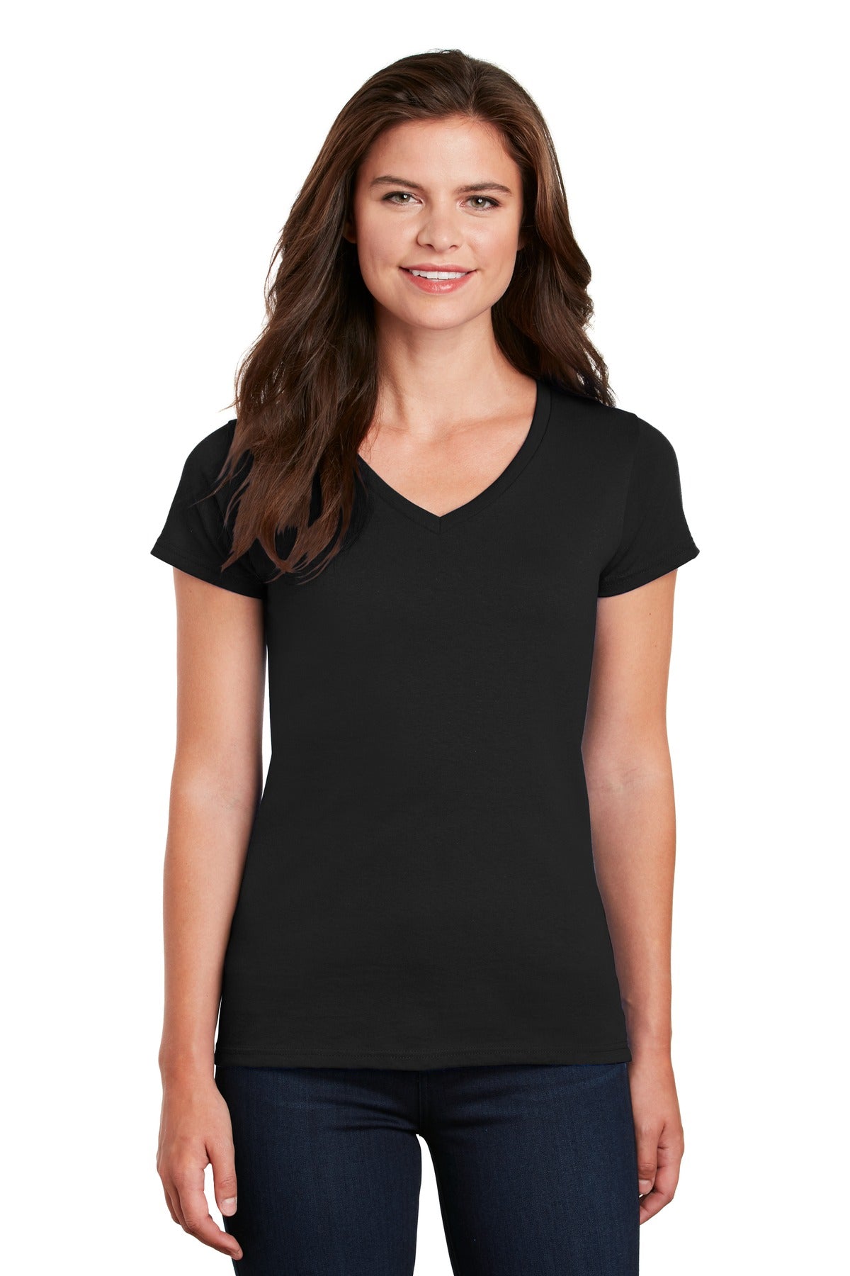 Gildan® Women's Heavy Cotton 100% Cotton V-Neck T-Shirt