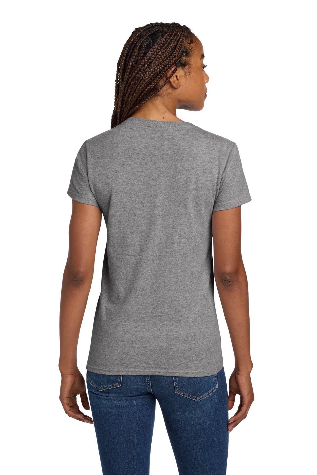 Gildan® Women's Heavy Cotton 100% Cotton V-Neck T-Shirt