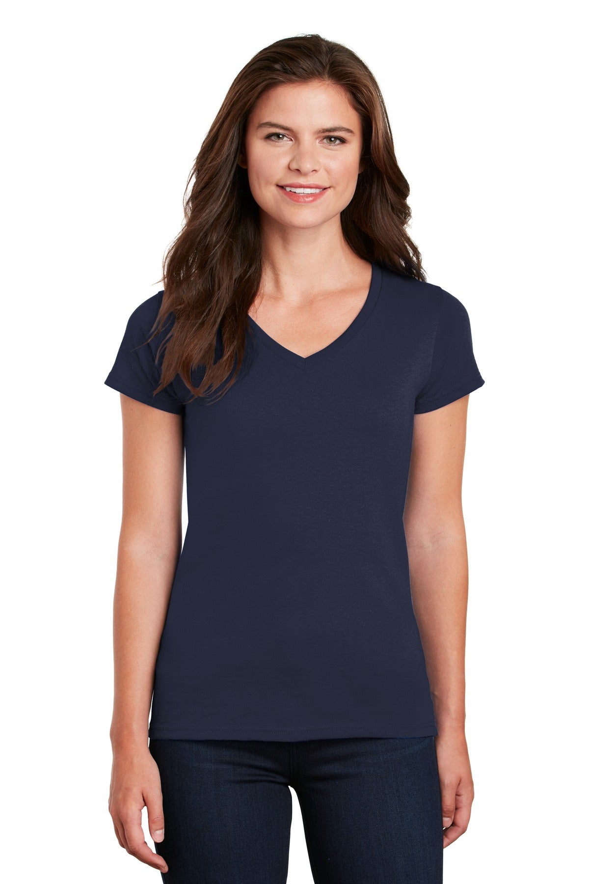 Gildan® Women's Heavy Cotton 100% Cotton V-Neck T-Shirt