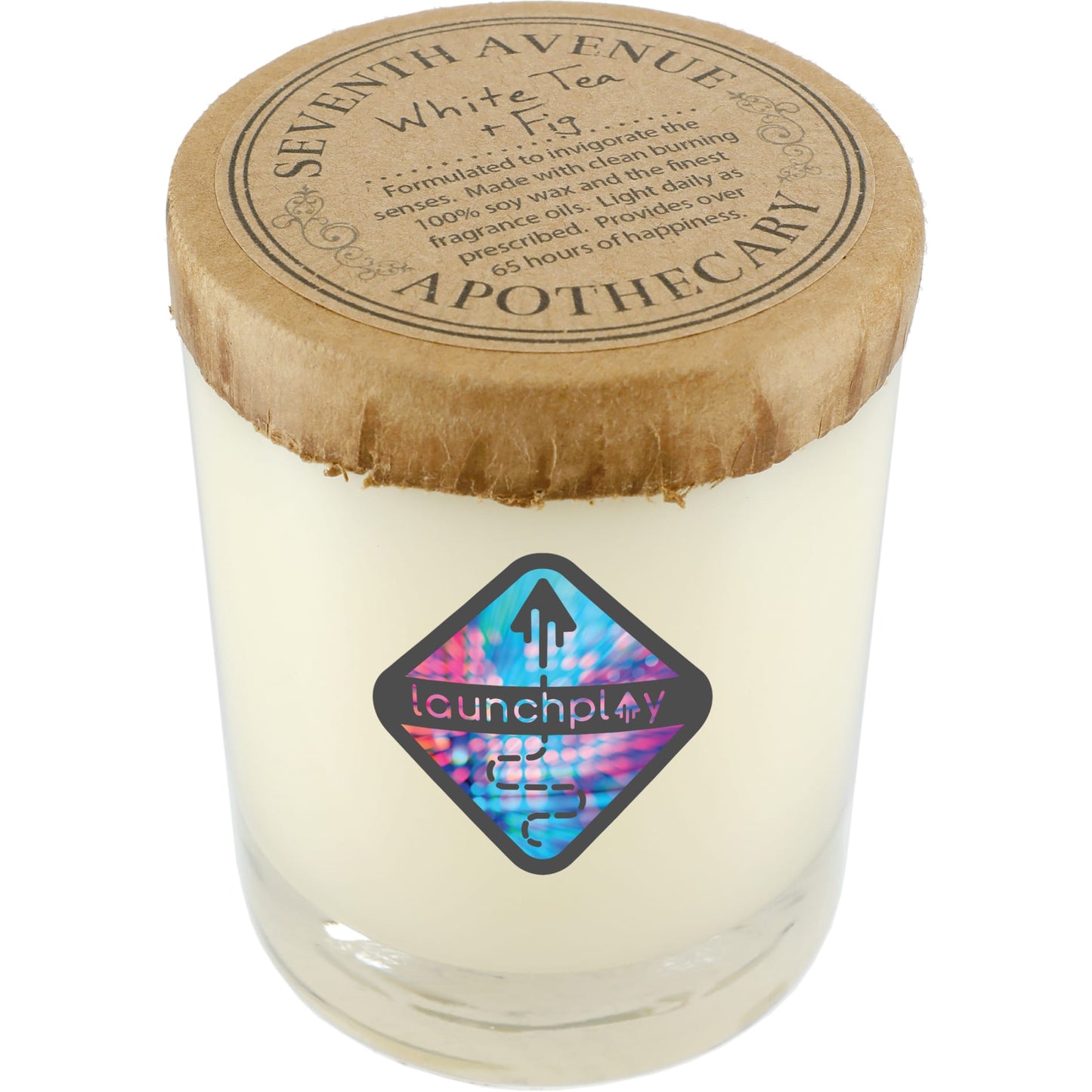 White Tea and Fig 11 oz Glass Jar Candle