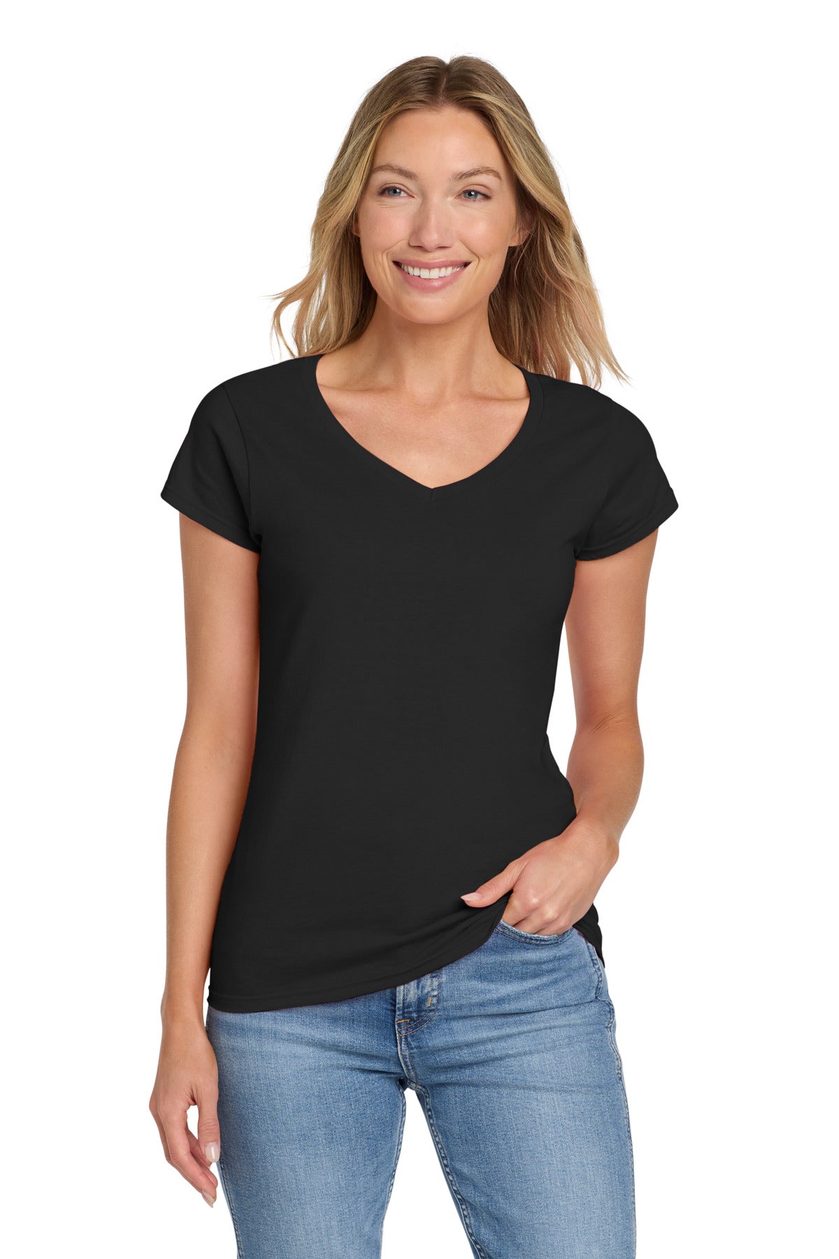 Gildan Softstyle® Women's Fit V-Neck T-Shirt