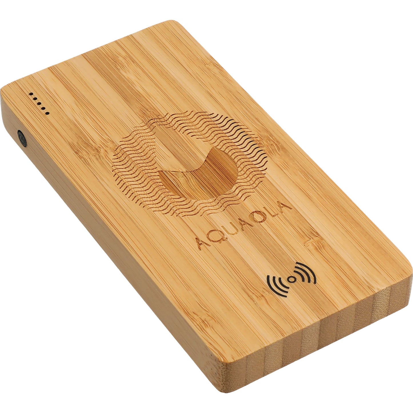 FSC® 100% Bamboo 5000 mAh Wireless Power Bank