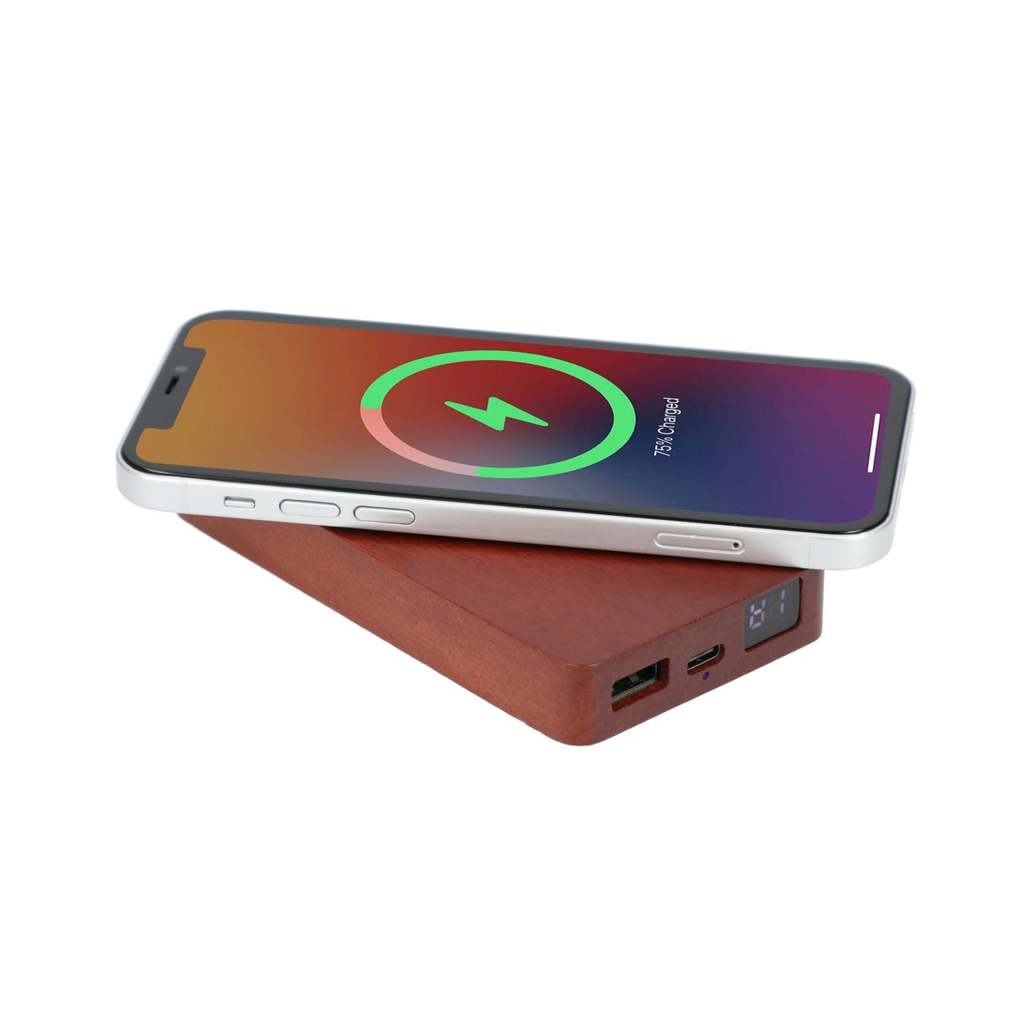 FSC® 100% Wood MagClick™ Fast Wireless Power Bank